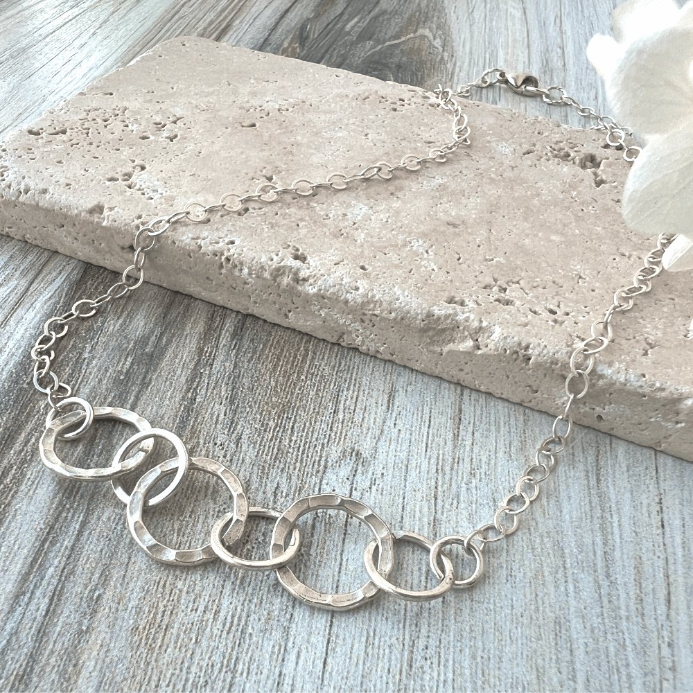 Artisan Hilltribes Sterling Silver Link Necklace
